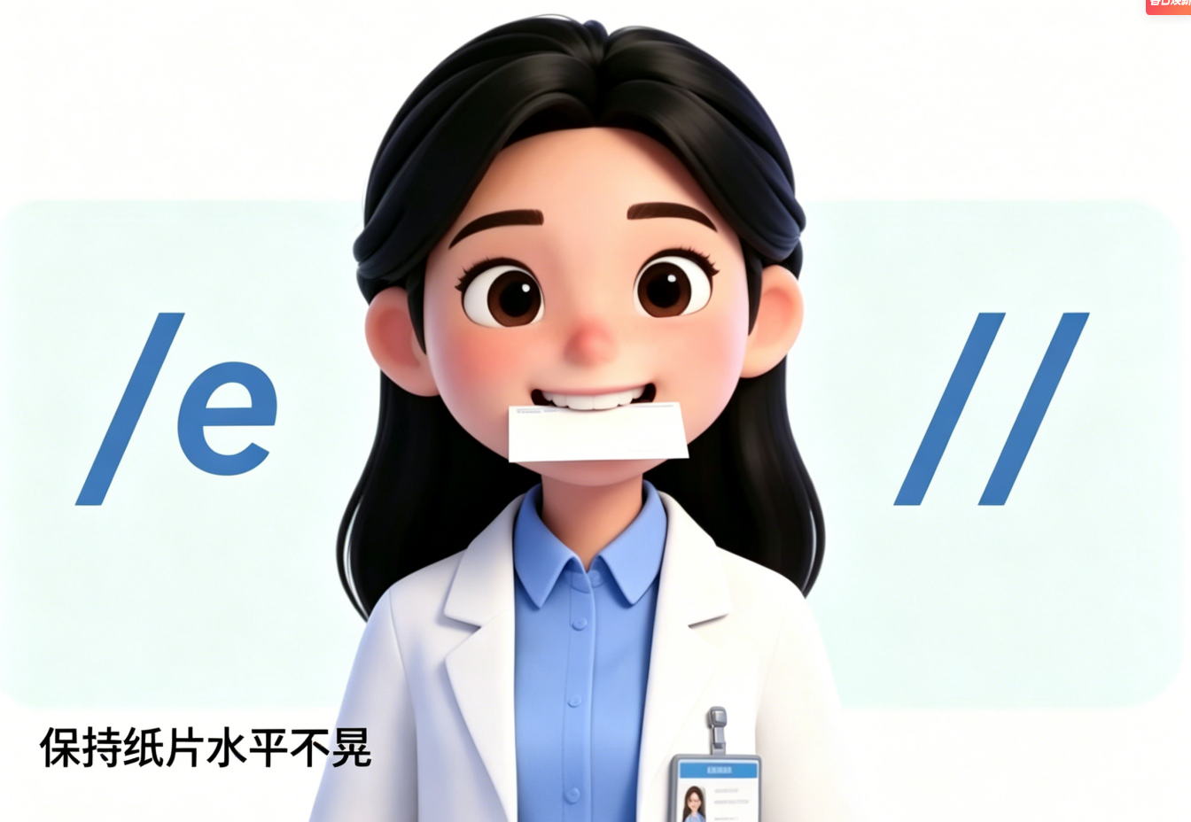 言语康复 — 发音口型训练